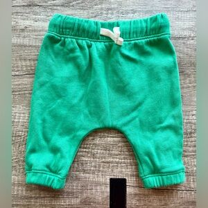 Tucker Tate Baby Green Joggers - Size 6 months